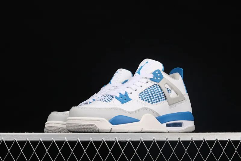 All categories Air Jordan Jordan series basketball shoes Air Jordan 4 G version Air Jordan 4 Retro "Military Blue" AJ4 Joe 4 white blue 308497-105